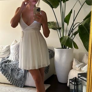 Wilfred White Wrap Dress